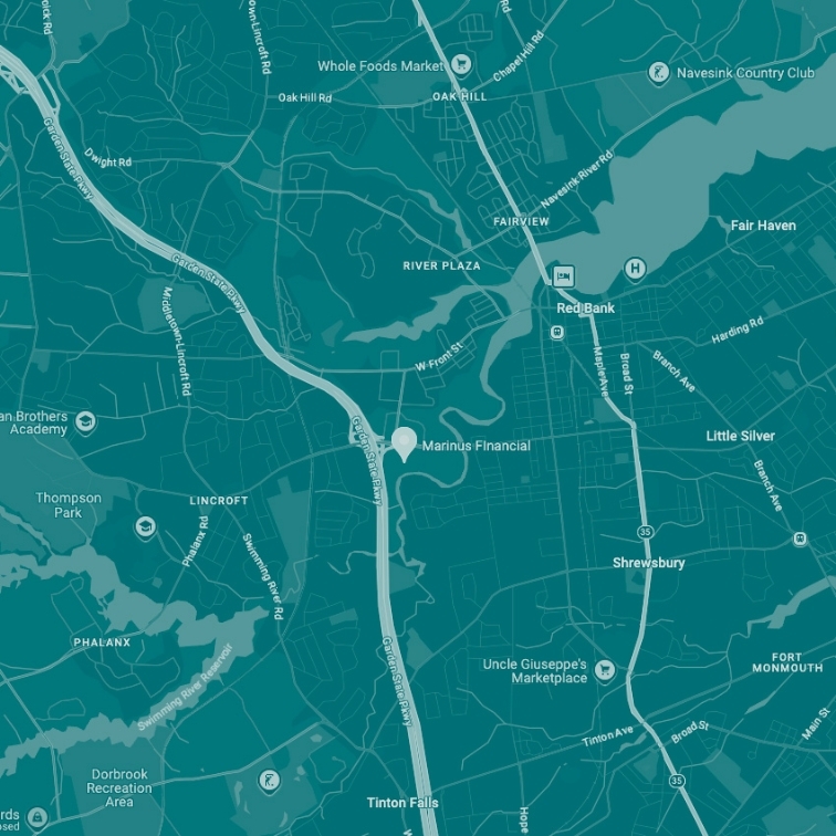 A map for the location 331 Newman Springs Road Suite 108, Building 1 Red Bank, NJ
              07701